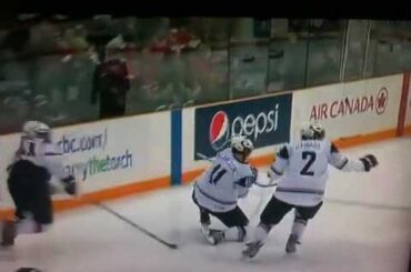 John Carlson Team USA 2010 World U20 Championship Series Winning OT Goal