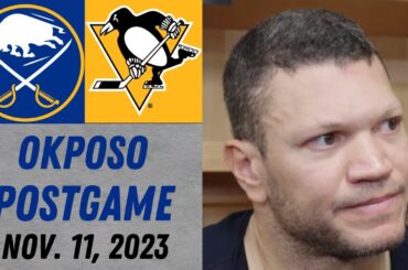 Kyle Okposo Postgame Interview vs Pittsburgh Penguins (11/11/2023)