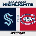 NHL Highlights | Kraken vs. Canadiens - December 4, 2023