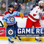 Hurricanes @ Jets 12/4 | NHL Highlights 2023