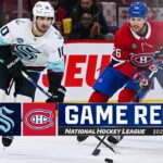 Kraken @ Canadiens 12/4 | NHL Highlights 2023