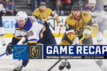 Blues @ Golden Knights 12/4 | NHL Highlights 2023