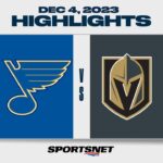 NHL Highlights | Blues vs. Golden Knights - December 4, 2023