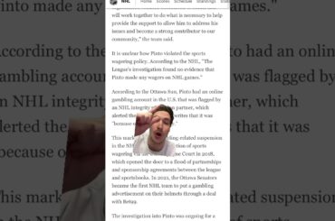 Does the NHL know why they suspended Shane Pinto? #nhl