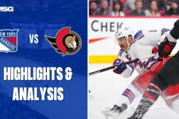 Tarasenko 3 Point Night Helps Sens Best Rangers | New York Rangers