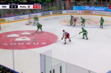 Kristiāns Rubīns Goal vs Rogle BK 02.12.2023 | SHL