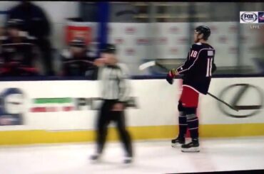 Pierre-Luc Dubois' last shift last night (1/21/21 vs Lightning) was a full blown men's league shift.