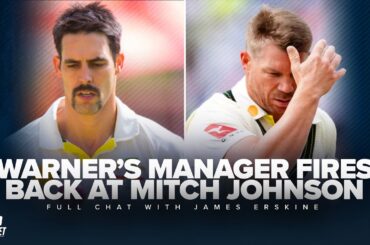 David Warner's manager has HIT BACK at Mitch Johnson... - SEN