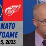 Don Granato Postgame Interview vs Detroit Red Wings (12/5/2023)
