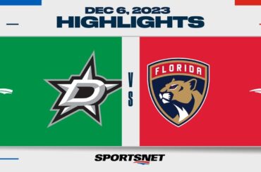 NHL Highlights | Stars vs. Panthers - December 6, 2023