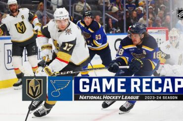Golden Knights @ Blues 12/6 | NHL Highlights 2023