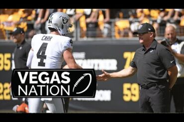 Jon Gruden 'prayed to football gods' when Derek Carr went down versus Steelers
