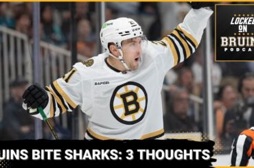 3 Thoughts on Bruins win over Sharks! On James van Riedmsyk, Johnny Beecher, and weird scheduling
