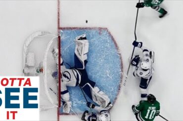 GOTTA SEE IT: Andrei Vasilevskiy Makes Insane Skate Blade Save To Rob Joel Kiviranta