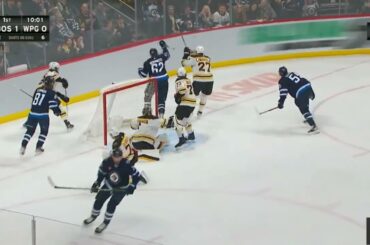 Jeremy Swayman save on Kyle Connor 3/16/23