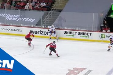 Islanders' Brock Nelson Throws One On Goal Before Time Expires