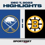 NHL Highlights | Sabres vs. Bruins - December 7, 2023