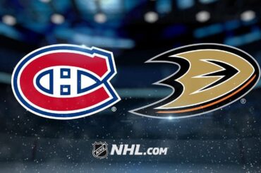 Gibson, Grant lead Ducks to 6-2 win against Canadiens