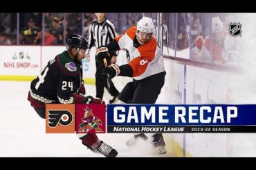 Flyers @ Coyotes 12/7 | NHL highlights 2023