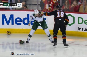Marcus Foligno vs A J  Greer Dec 5, 2023
