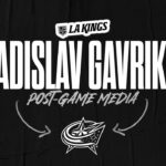 Defenseman Vladislav Gavrikov | 12.05.23 LA Kings Win vs Columbus Blue Jackets | Postgame Media