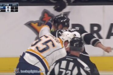 Cody McLeod vs Kyle Clifford Mar 9, 2017