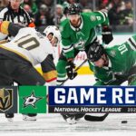 Golden Knights @ Stars 12/8 | NHL Highlights 2023