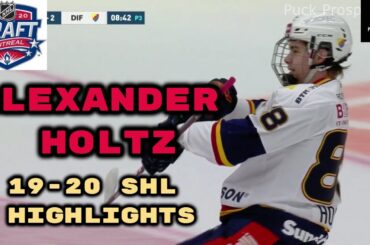 Alexander Holtz 19-20 SHL Draft Highlights