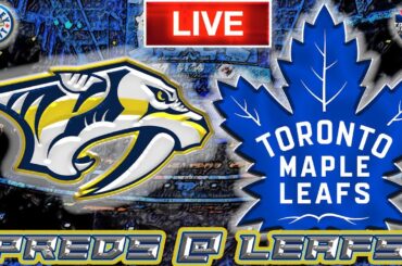 Nashville Predators vs Toronto Maple Leafs LIVE Stream Game Audio  | NHL LIVE Stream Gamecast & Chat