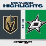 NHL Highlights | Golden Knights vs. Stars - December 9, 2023