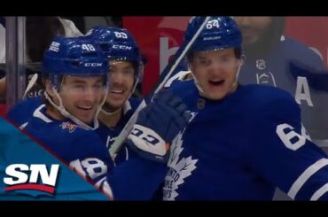David Kampf Splits Predators Defenceman And Roofs Beauty To Put Maple Leafs On Board