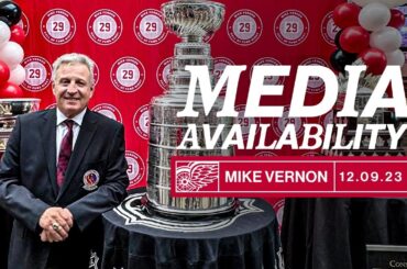 Mike Vernon Hall of Fame Night at Little Caesars Arena