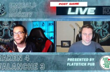 ECH Post Game Live Presented By @FlatstickPub - Kraken at Avalanche