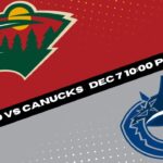 Exclusive NHL Expert Analysis: Wild vs Canucks 12/7 | Betting Picks & Predictions