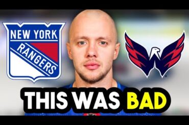 New York Rangers LOSE BAD Against Washington Capitals!