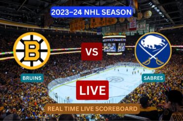 Boston Bruins vs Buffalo Sabres LIVE Score UPDATE Today Hockey 2023-24 NHL Season Match Dec 07 2023