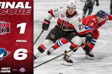 HIGHLIGHTS: Belleville Senators - 1 @ Springfield Thunderbirds - 6