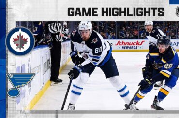 Jets @ Blues 3/13 l NHL Highlights 2022