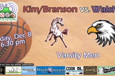 Kim/Branson @ Walsh - Varsity Men's Basketball - Dec 8, 2023