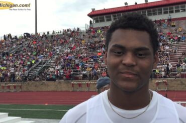 Interview: Logan Brown, East Kentwood HS, Boys Shot Put 2017 MHSAA TF LP D1 Champion