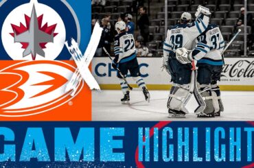 Anaheim Ducks vs. Winnipeg Jets - Game Highlights