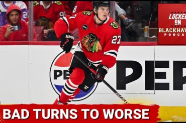 Chicago Blackhawks Awful Road Trip, Lukas Reichel Scratch, + Wyatt Kaiser & Isaak Phillips Sent Down