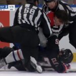 Juraj Slafkovsky Drops The Gloves With Connor Clifton