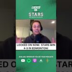 Wedgewood makes 47 saves in Stars win! #nhl #dallasstars #wedgewood #roopehintz #shorts #hockey