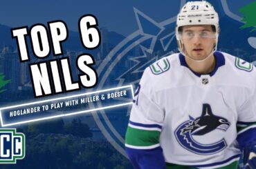 NILS HOGLANDER PROMOTED TO TOP 6, CASEY DESMITH STARTS VS. WILD