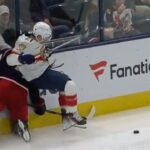 Nick Cousins HAMMERS Erik Gudbranson, Gudbranson Doesn't Like It And Chaos Erupts