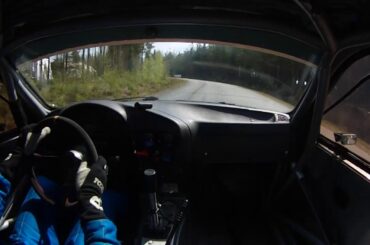 IKH SM-Rallisprint Kauhajoki. J-P Koivula BMW M3
