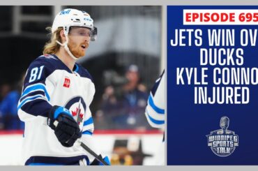 Winnipeg Jets win 4-2 over Anaheim Ducks, Kyle Connor injured, Jets in 1st place in Central