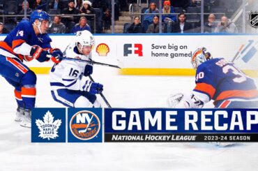Maple Leafs @ Islanders 12/11 | NHL Highlights 2023