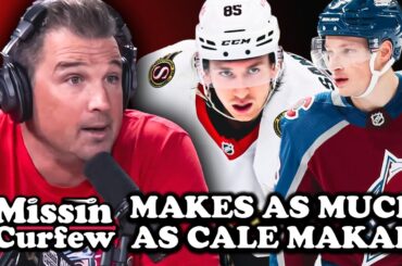 Jake Sanderson makes as much money as Cale Makar | Missin Curfew Ep 214